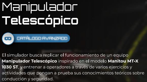 MANIPULADOR TELESCÓPICO 40 HORAS